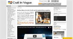 Desktop Screenshot of craftinvogue.sg