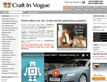 Tablet Screenshot of craftinvogue.sg